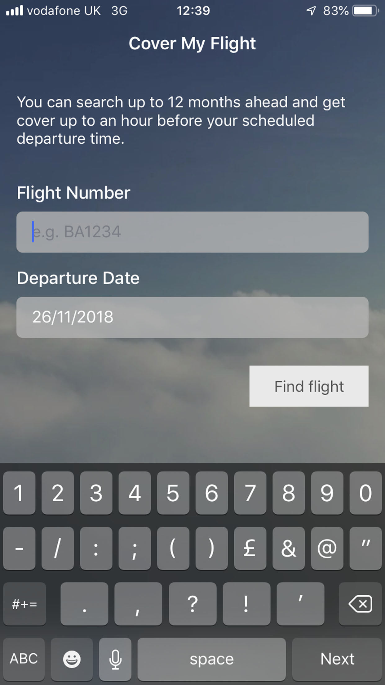 Grounded Search Screen